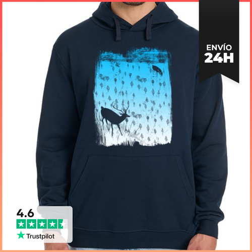 Sudadera Unisex Con Capucha Noche De Invierno LaTostadora - latostadora.com - Modalova