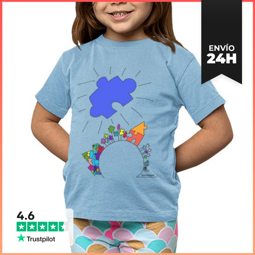 Camiseta Clásica Para Niños Autismo Mundo LaTostadora - latostadora.com - Modalova