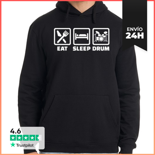 Sudadera Unisex Con Capucha Comer Tambor De Sueño LaTostadora - latostadora.com - Modalova