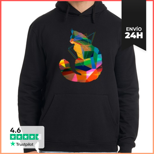 Sudadera Unisex Con Capucha Gato Del Cubismo LaTostadora - latostadora.com - Modalova