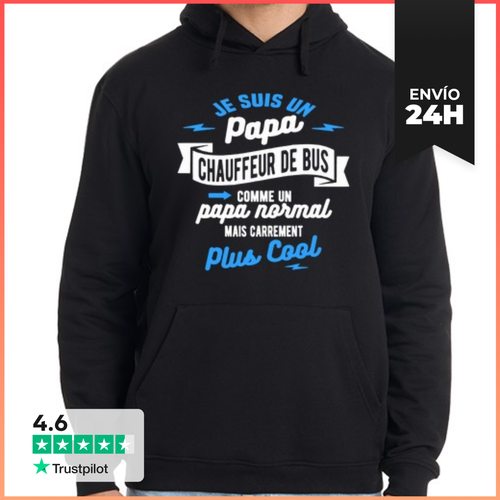 Sudadera Unisex Con Capucha Conductor De Autobús De Papá - latostadora.com - Modalova