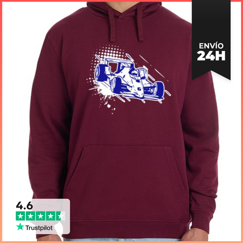 Sudadera Unisex Con Capucha Coche F1 - Sudadera LaTostadora - latostadora.com - Modalova