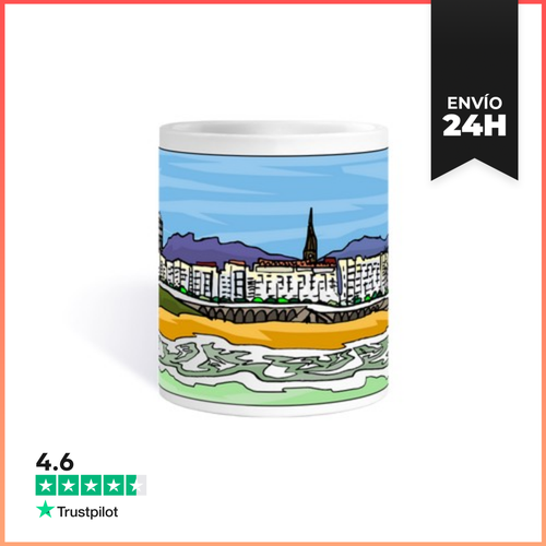 Taza OLAS EN DONOSTIA LaTostadora - latostadora.com - Modalova