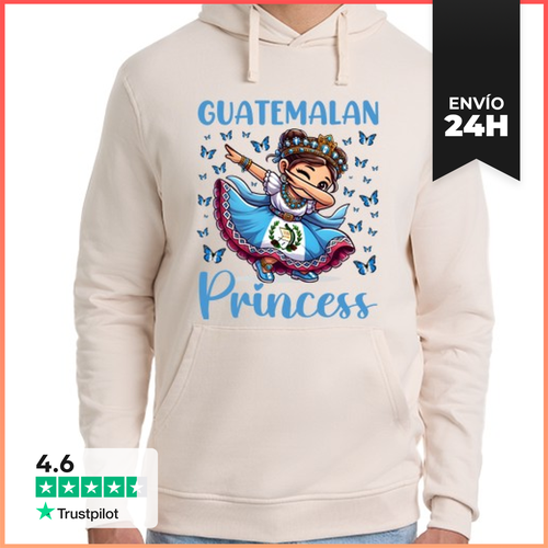 Sudadera Unisex Con Capucha Princesa Guatemalteca Dabbing Para - latostadora.com - Modalova