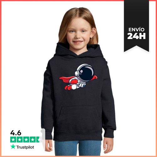 Sudadera Para Niños Con Capucha Astronauta Superhéroe LaTostadora - latostadora.com - Modalova