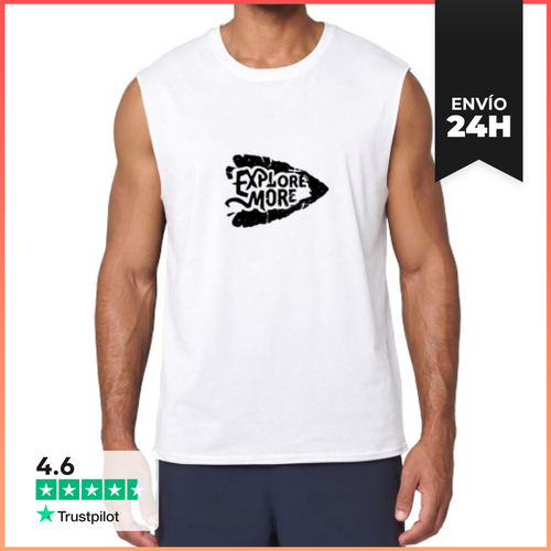 Camiseta Sin Mangas Explorar Más Flecha LaTostadora - latostadora.com - Modalova