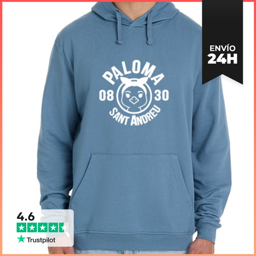 Sudadera Unisex Con Capucha Paloma Cartoon Mod.4 Blanco - latostadora.com - Modalova