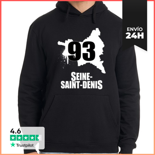 Sudadera Unisex Con Capucha 93 Seine-saint-denis LaTostadora - latostadora.com - Modalova