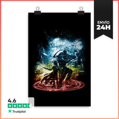 Póster Vertical Transmutación Storm-rainbow Versión LaTostadora - latostadora.com - Modalova