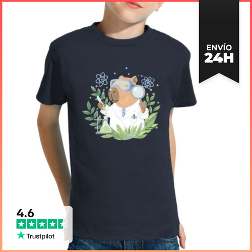 Camiseta Clásica Para Niños Capibara Científica LaTostadora - latostadora.com - Modalova