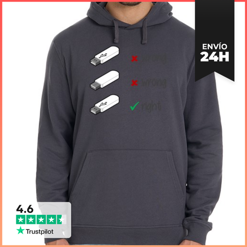Sudadera Unisex Con Capucha Usb (negro) LaTostadora - latostadora.com - Modalova
