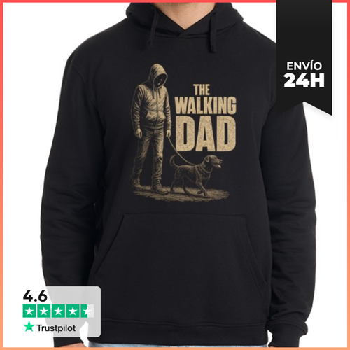 Sudadera Unisex Con Capucha The Walking Dad Padre Paseando Al - latostadora.com - Modalova
