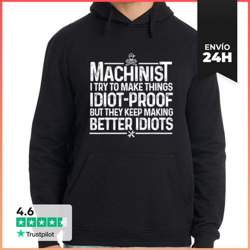 Sudadera Unisex Con Capucha Maquinista Divertido Para Hombres - latostadora.com - Modalova