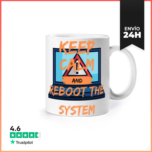 Taza Keep Calm And Reboot The System LaTostadora - latostadora.com - Modalova