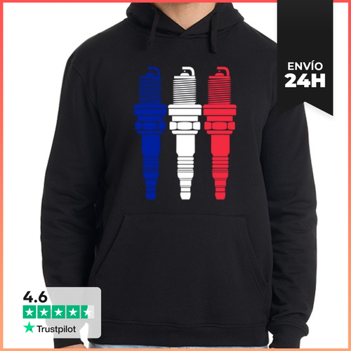Sudadera Unisex Con Capucha Bujia FR LaTostadora - latostadora.com - Modalova
