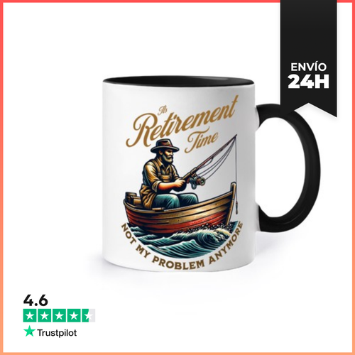Taza De Colores Its Retirement Time Not My Problem Anymore - latostadora.com - Modalova