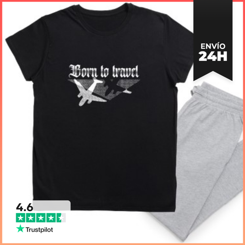 Pijama Nacido Para Viajar - Estilo Dotwork De LaTostadora - latostadora.com - Modalova