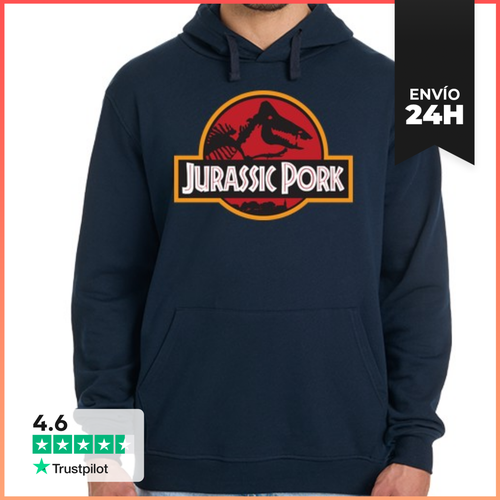 Sudadera Unisex Con Capucha Jurassic Pork LaTostadora - latostadora.com - Modalova
