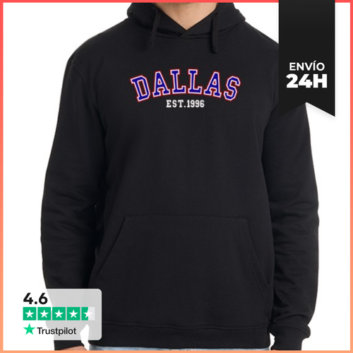 Sudadera Unisex Con Capucha Dallas Est 1996 LaTostadora - latostadora.com - Modalova