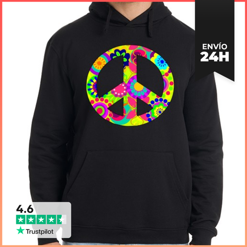 Sudadera Unisex Con Capucha PAZ LaTostadora - latostadora.com - Modalova
