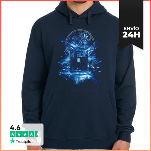 Sudadera Unisex Con Capucha -azul Tormenta Tiempo LaTostadora - latostadora.com - Modalova