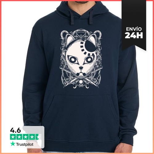 Sudadera Unisex Con Capucha Grabado Máscara De Asesino De - latostadora.com - Modalova