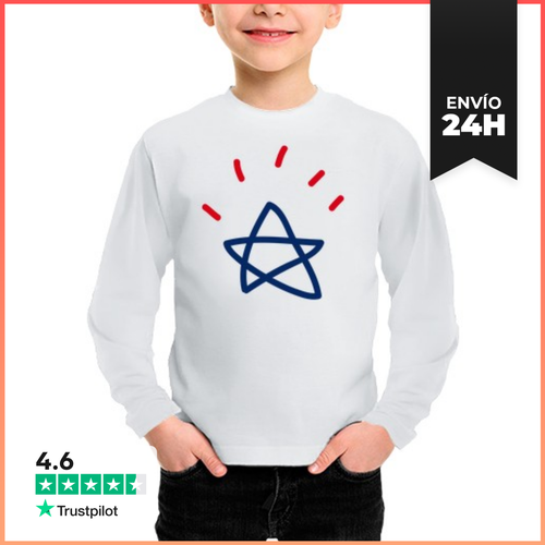 Camiseta Manga Larga Para Niños Estrella LaTostadora - latostadora.com - Modalova