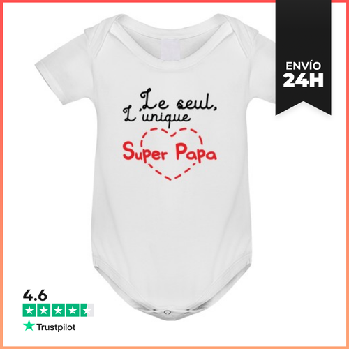 Body Bebé El Único Super Papá LaTostadora - latostadora.com - Modalova