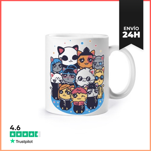 Taza Jujutsu Cat-isen LaTostadora - latostadora.com - Modalova