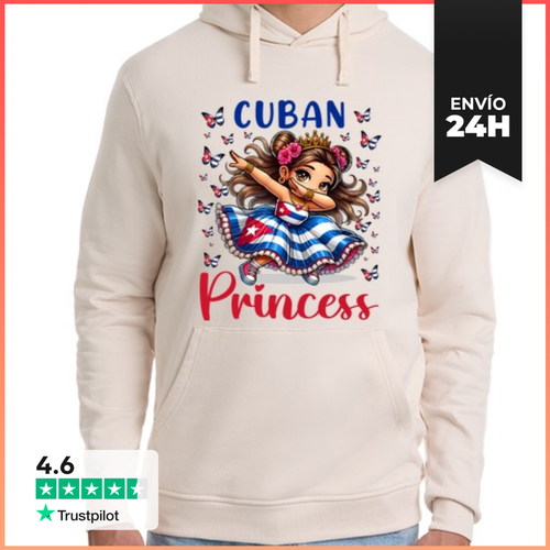 Sudadera Unisex Con Capucha Princesa Cubana Dabbing Para Niñas - latostadora.com - Modalova