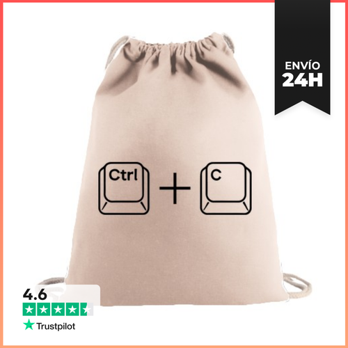 Mochila Saco Con Cuerdas CTRL C - COPIAR - PADRE MADRE - latostadora.com - Modalova