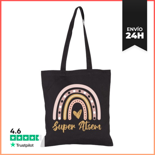 Bolsa De Tela Regalo Super Atsem Arcoiris LaTostadora - latostadora.com - Modalova
