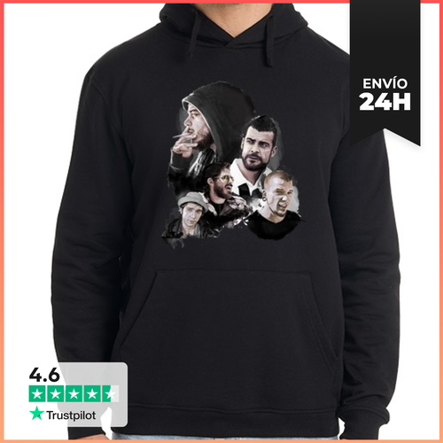 Sudadera Unisex Con Capucha Personajes Malviviendo LaTostadora - latostadora.com - Modalova