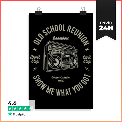 Póster Vertical Boombox LaTostadora - latostadora.com - Modalova