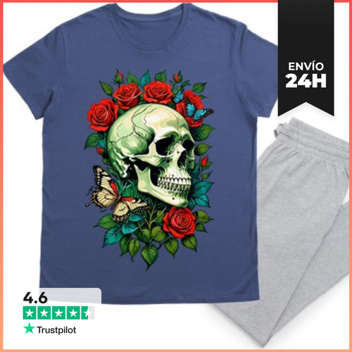 Pijama Calavera Y Rosa LaTostadora - latostadora.com - Modalova