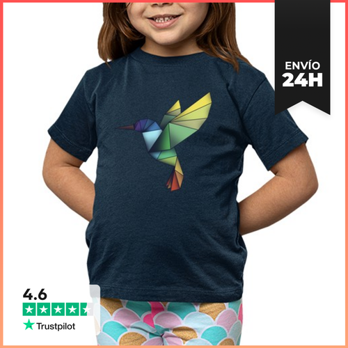 Camiseta Clásica Para Niños Colibrí Prisma Peques LaTostadora - latostadora.com - Modalova