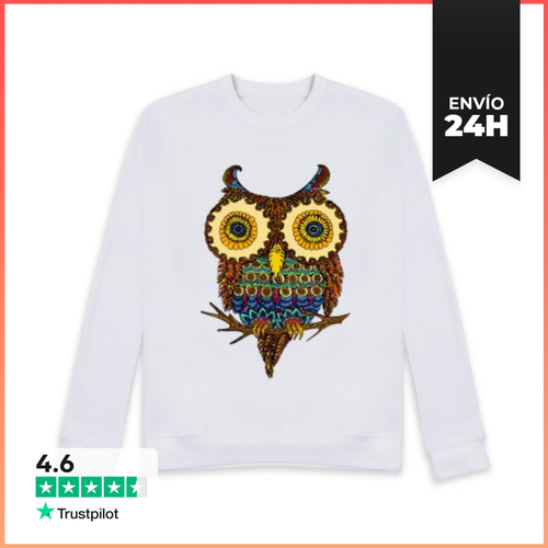Sudadera Unisex Luna El Búho LaTostadora - latostadora.com - Modalova