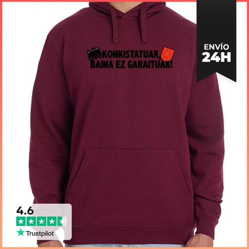 Sudadera Unisex Con Capucha ...baina Ez Garaituak! LaTostadora - latostadora.com - Modalova