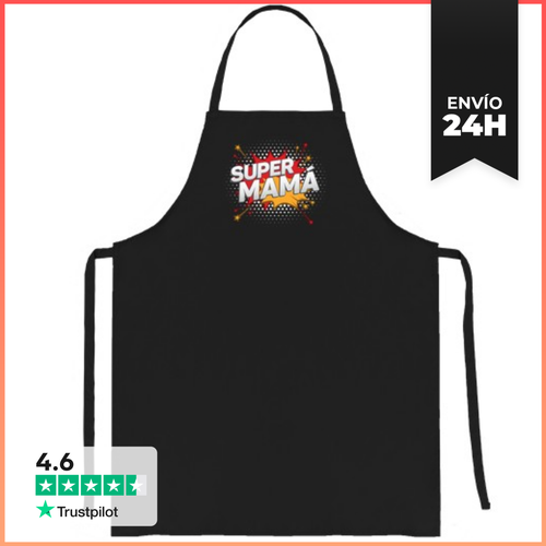 Delantal Super Mamá LaTostadora - latostadora.com - Modalova