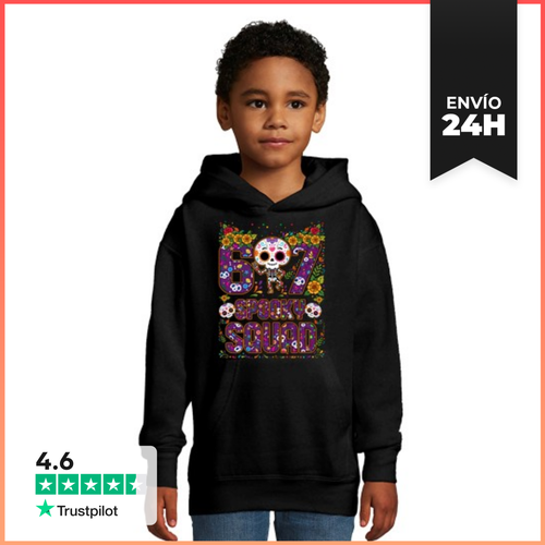 Sudadera Para Niños Con Capucha 67 Mexicanos Florales Día De - latostadora.com - Modalova
