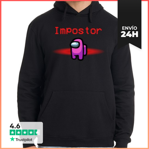 Sudadera Unisex Con Capucha Among Us Rosa Impostor LaTostadora - latostadora.com - Modalova
