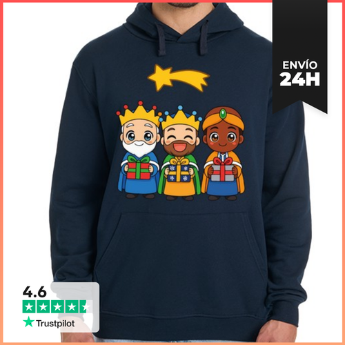 Sudadera Unisex Con Capucha REYES MAGOS LaTostadora - latostadora.com - Modalova