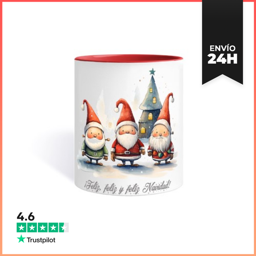 Taza De Colores 3 Duendes De Navidad LaTostadora - latostadora.com - Modalova