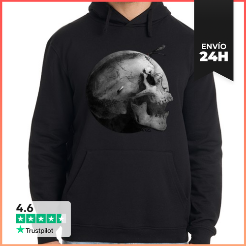 Sudadera Unisex Con Capucha Gerardo Alonso Zahonero Calavera - latostadora.com - Modalova