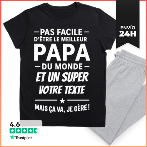 Pijama Mejor Papá Regalo Personalizable LaTostadora - latostadora.com - Modalova