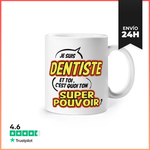 Taza Mi Superpoder Soy Dentista LaTostadora - latostadora.com - Modalova