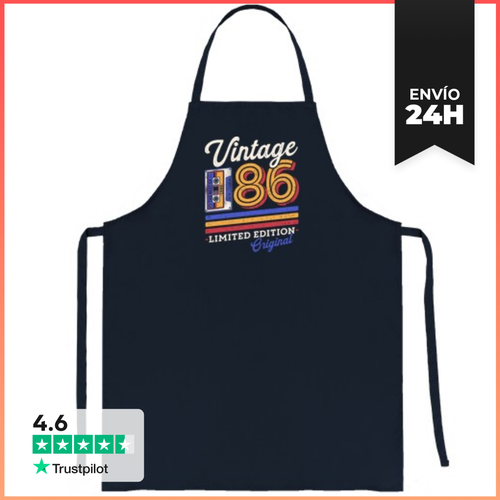 Delantal Vintage 1986 LaTostadora - latostadora.com - Modalova
