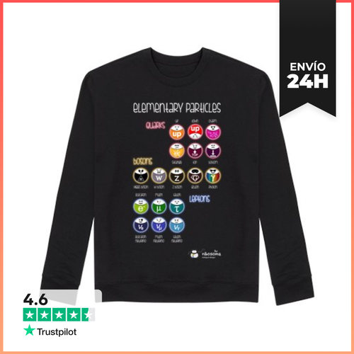 Sudadera Unisex Elementary Particles ❍ (fondos Oscuros) - latostadora.com - Modalova