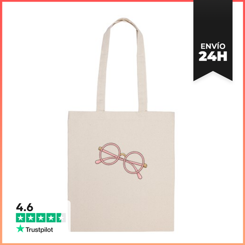 Bolsa De Tela Gafas Redondas Rosas Estilo Lectora LaTostadora - latostadora.com - Modalova
