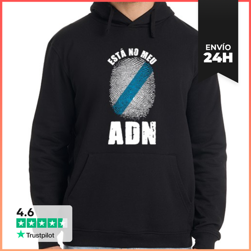 Sudadera Unisex Con Capucha Está En Mi ADN Bandera De Galicia - latostadora.com - Modalova
